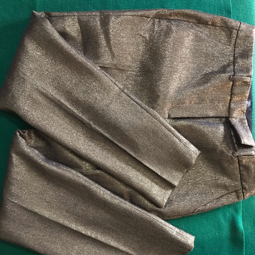 NEW WITH TAGS. WHBM Gold Slim Ankle Size 8L